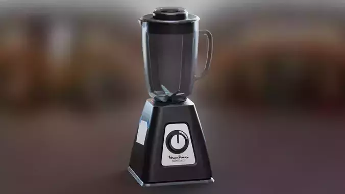 Black Kitchen Blender Appliance