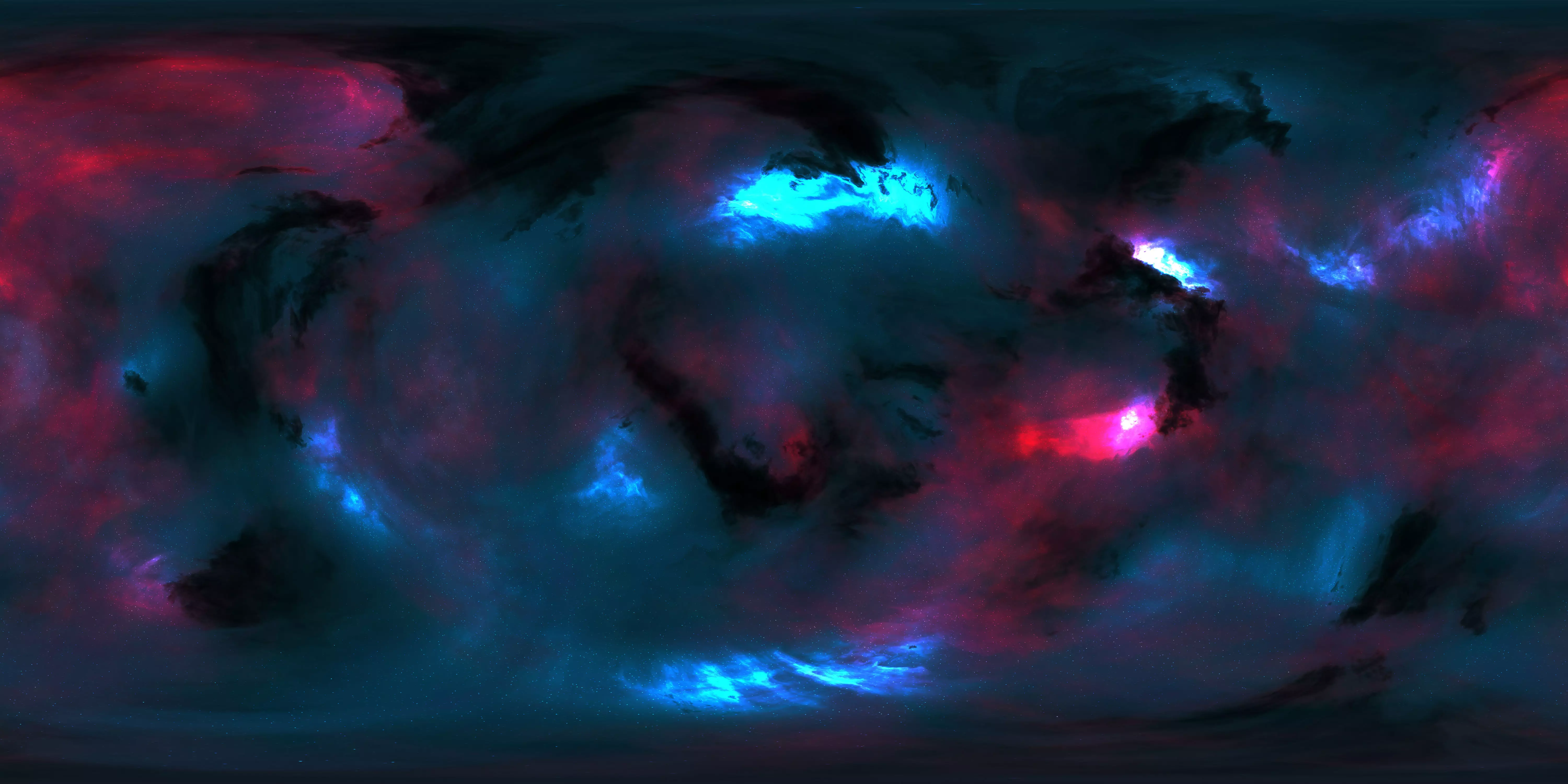 Nebula HDRI nanopack Free 3D model