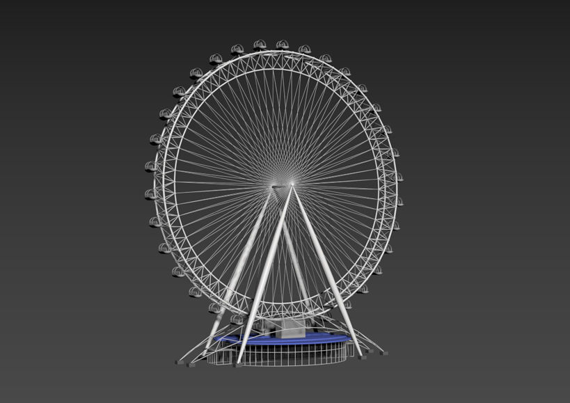 ferris wheel 3D model_1
