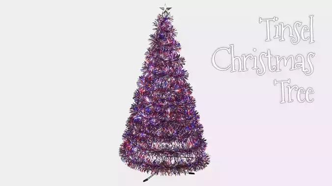 Tinsel Christmas Tree