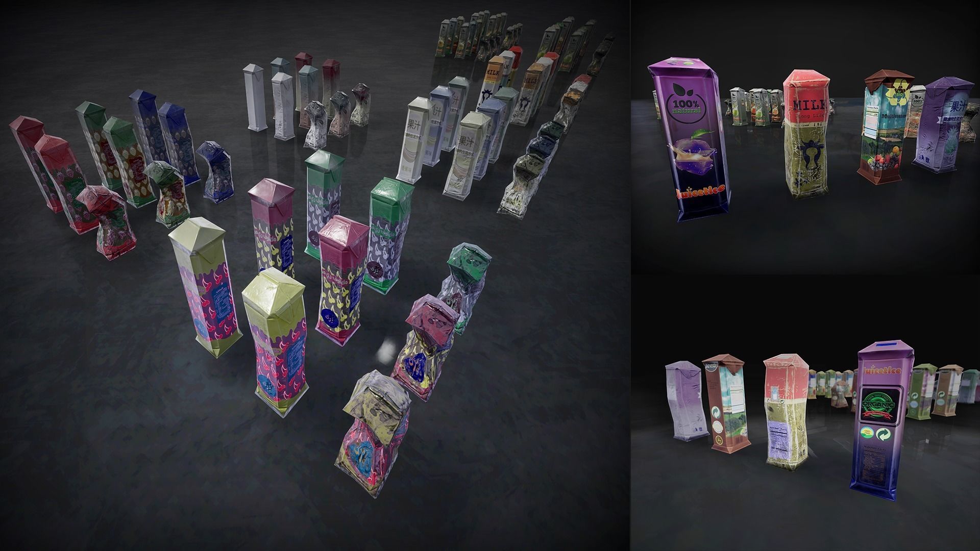 JuiceBox 01 PACK Low-poly 3D model_3