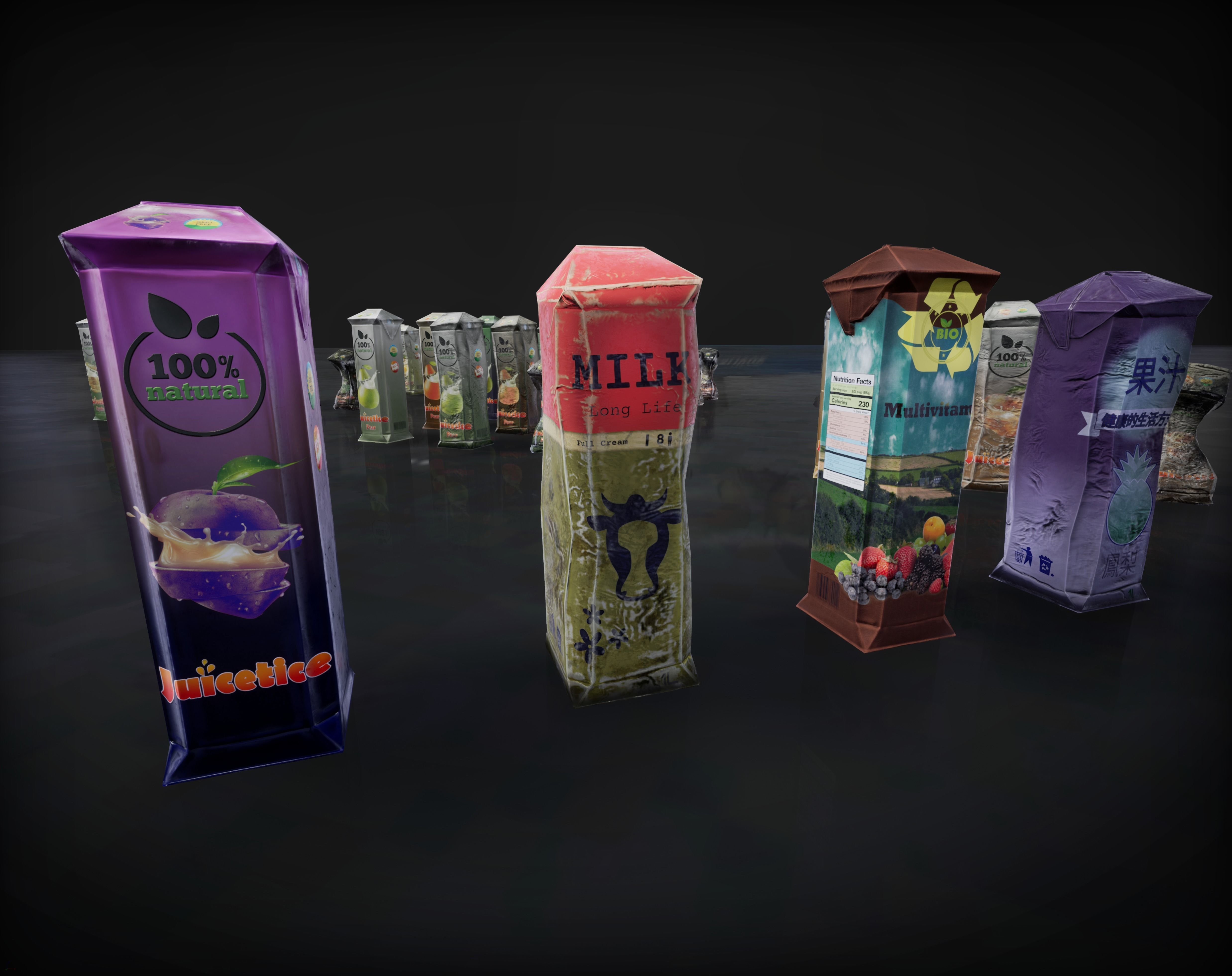 JuiceBox 01 PACK Low-poly 3D model_7