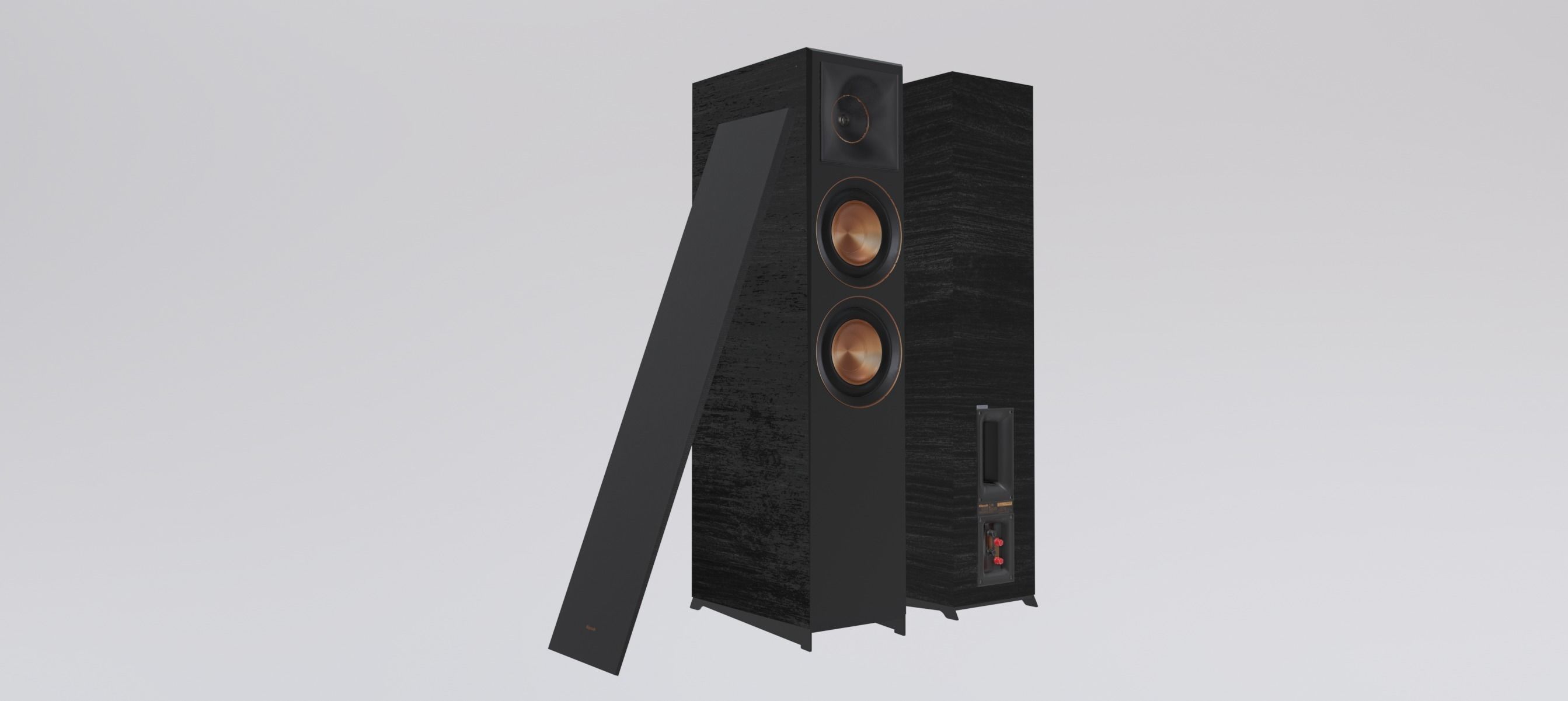 Speakers Klipsch Reference Selenium Low-poly 3D model_10