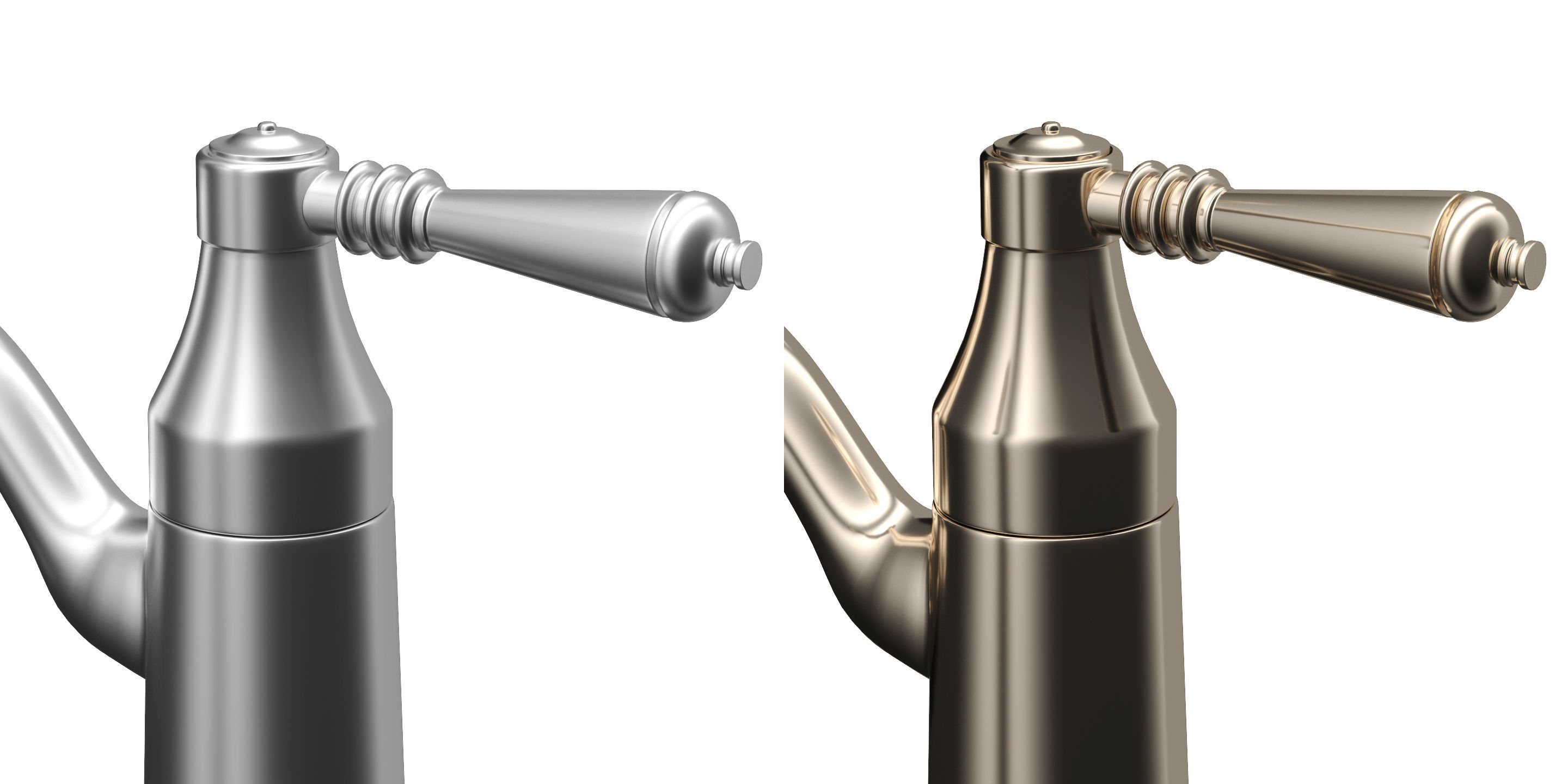 Tresa Two Handle Bridge Kitchen Faucet by Brizo 3D model_5