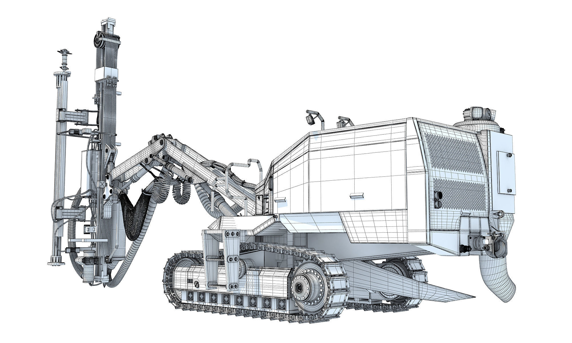 Surface Drilling Rig 3D model_17
