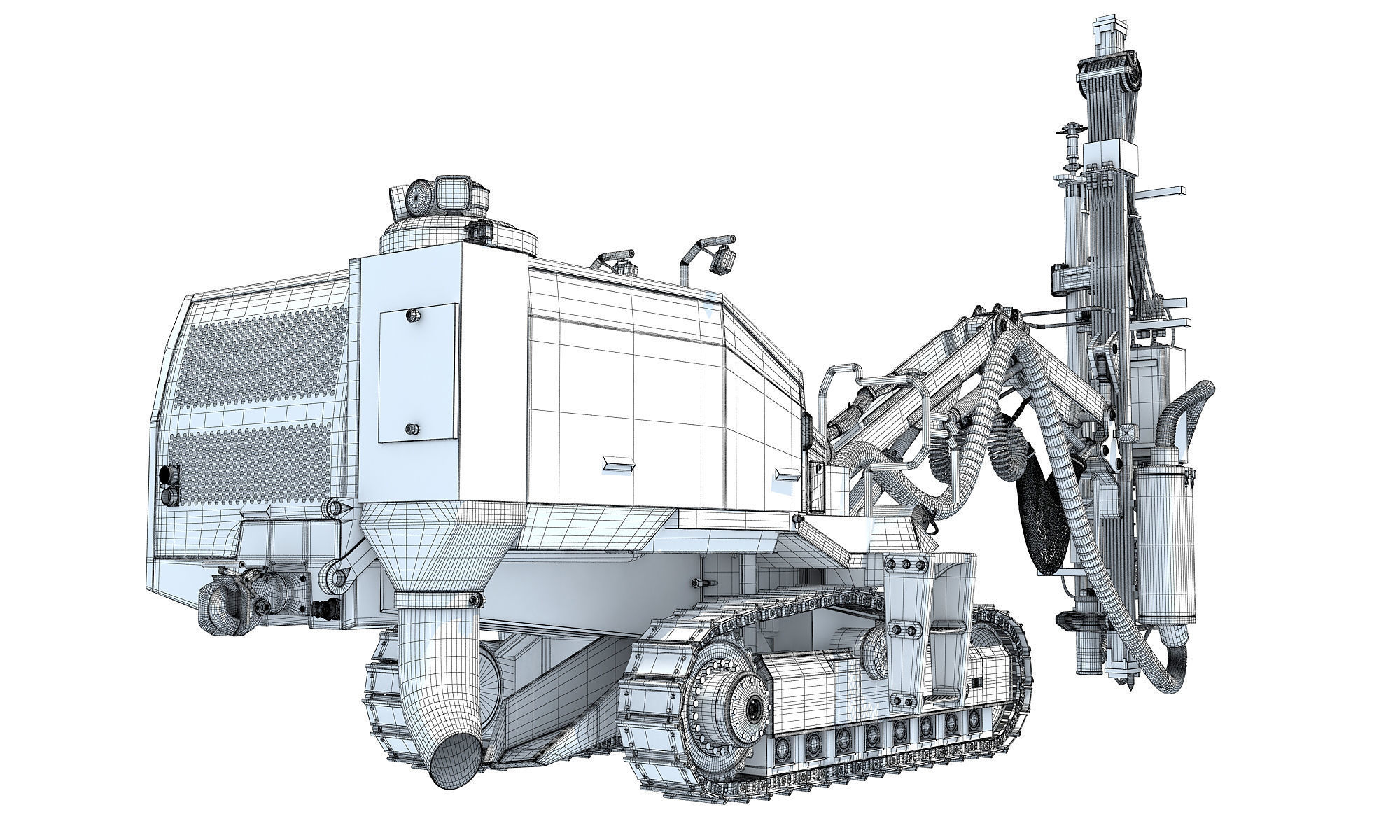 Surface Drilling Rig 3D model_18