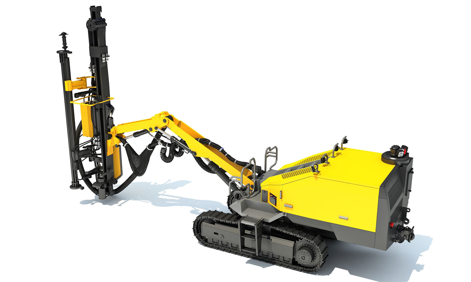 Surface Drilling Rig 3D model_2