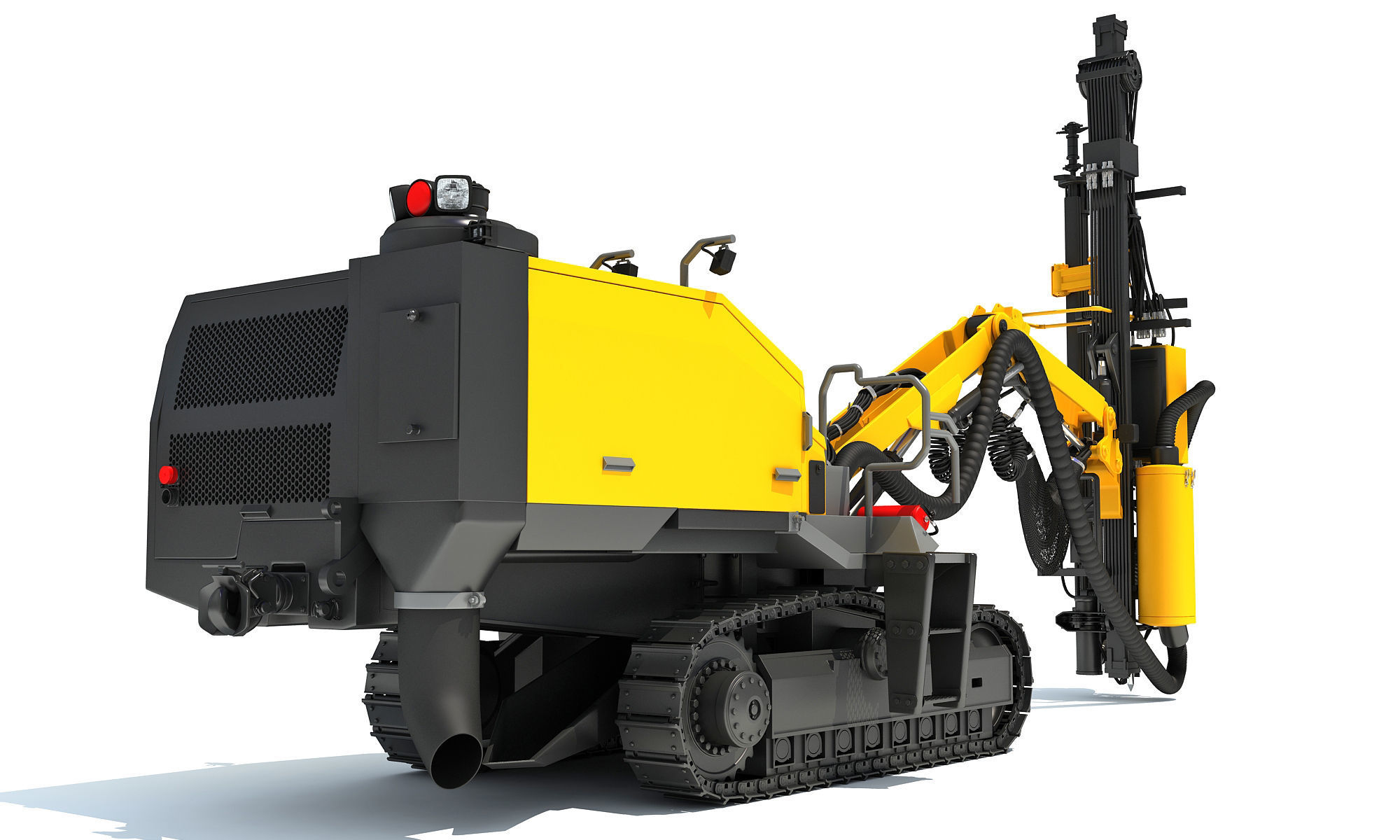 Surface Drilling Rig 3D model_4