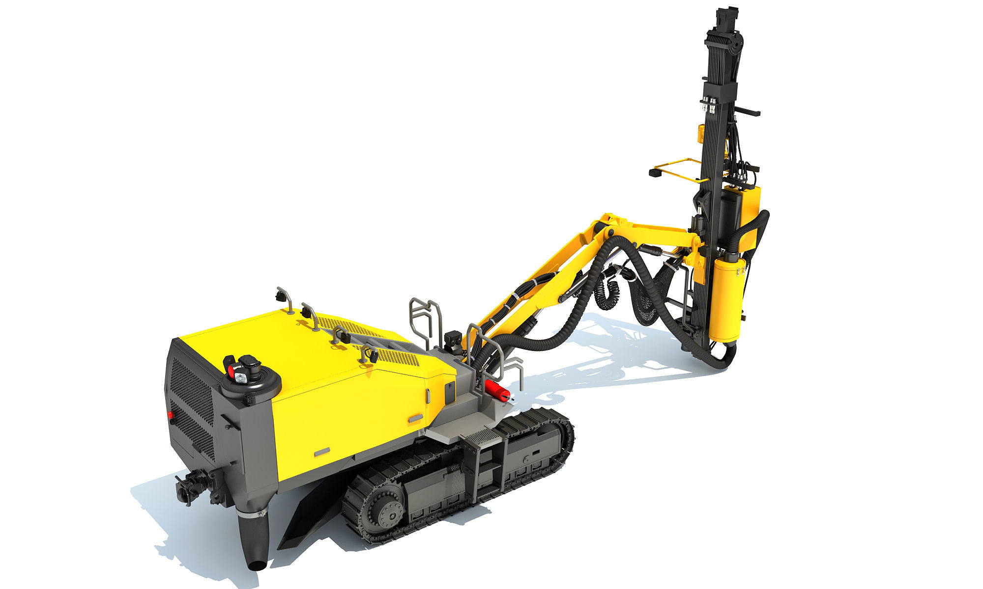 Surface Drilling Rig 3D model_5