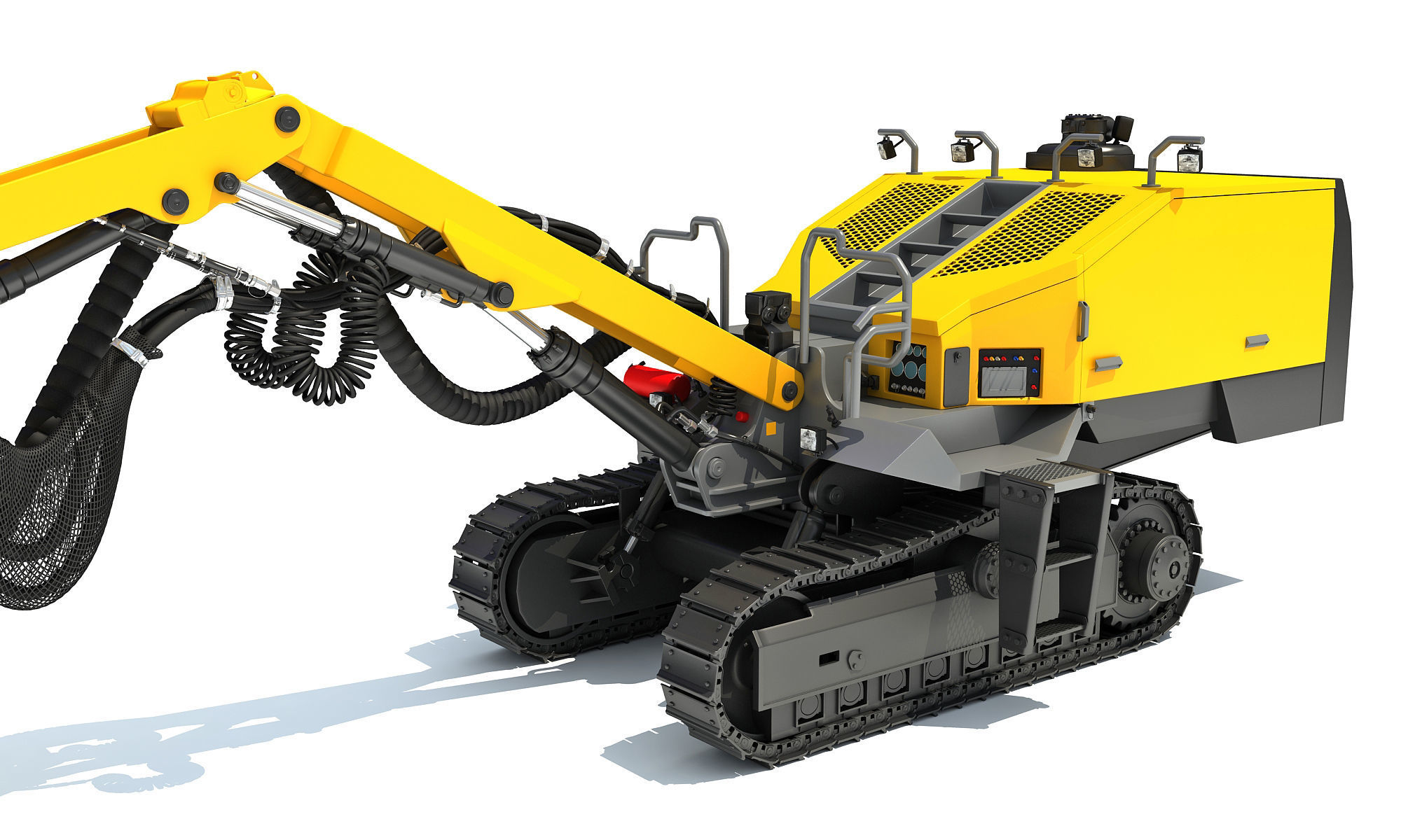 Surface Drilling Rig 3D model_13
