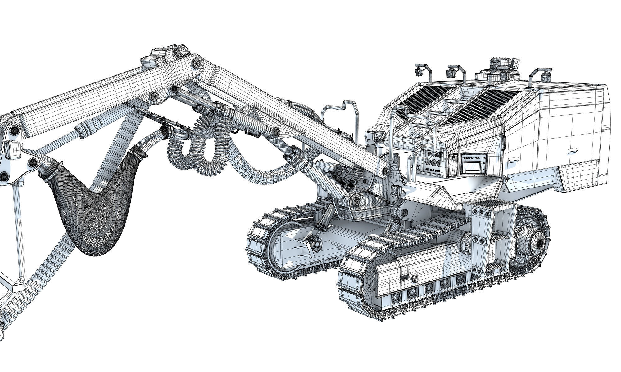 Surface Drilling Rig 3D model_20