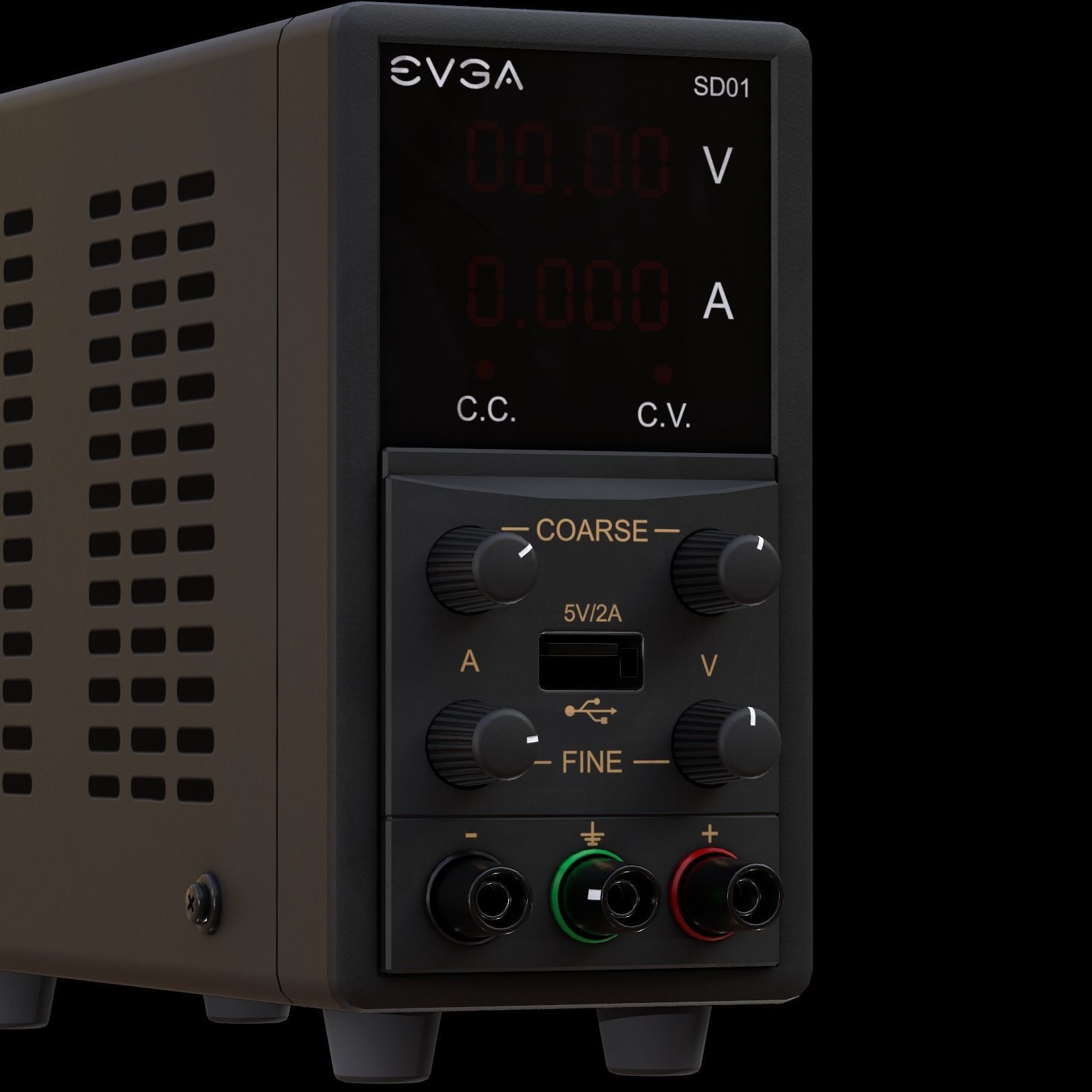 Power Supply Low-poly 3D model_2