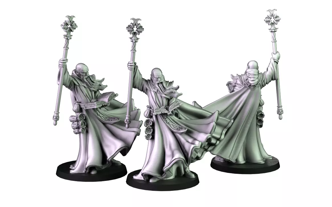 Mage adventurers 3D print model_0