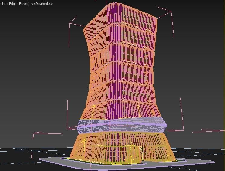 The conceptual Buidling Design 3D model_9