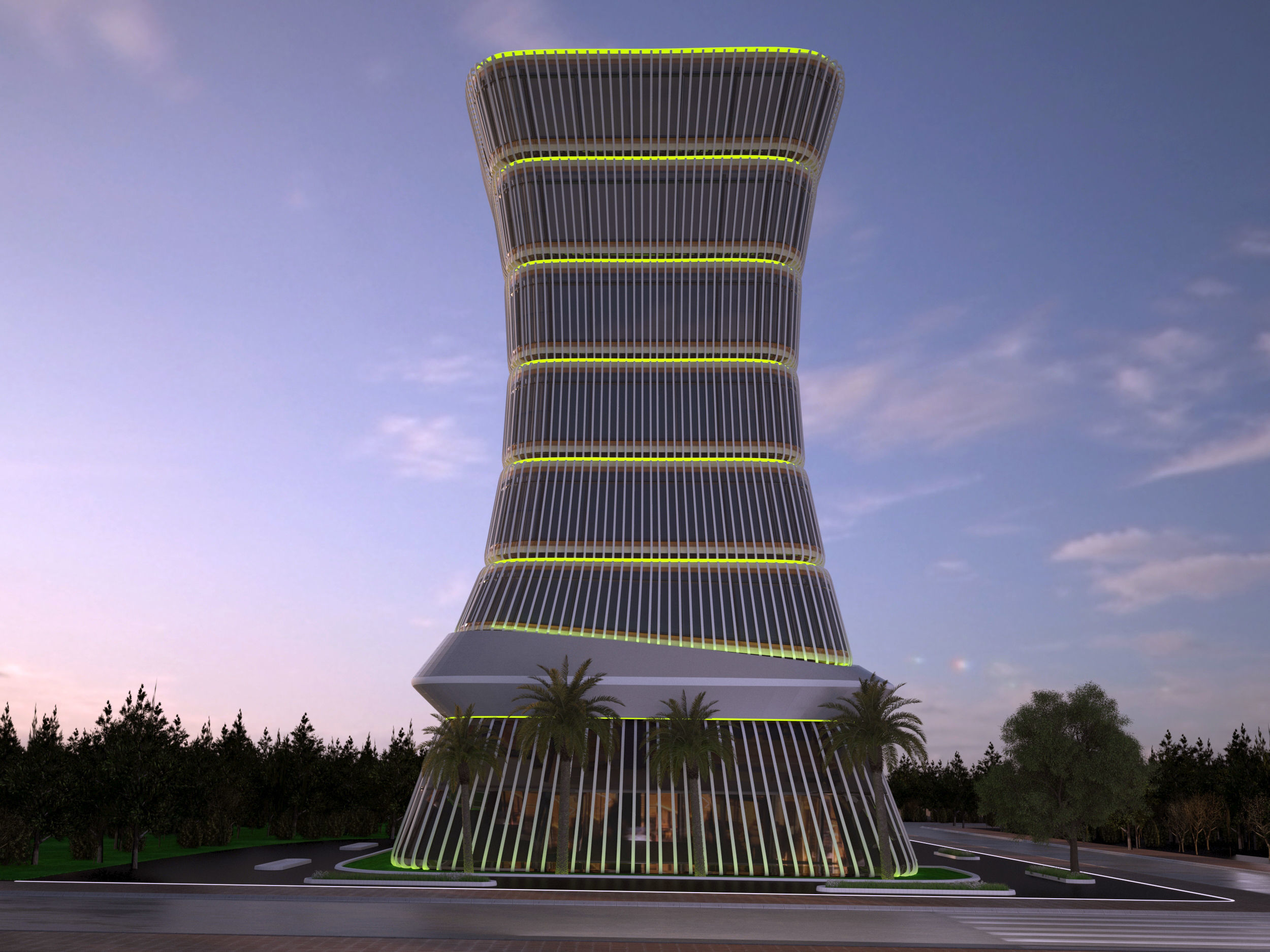 The conceptual Buidling Design 3D model_2