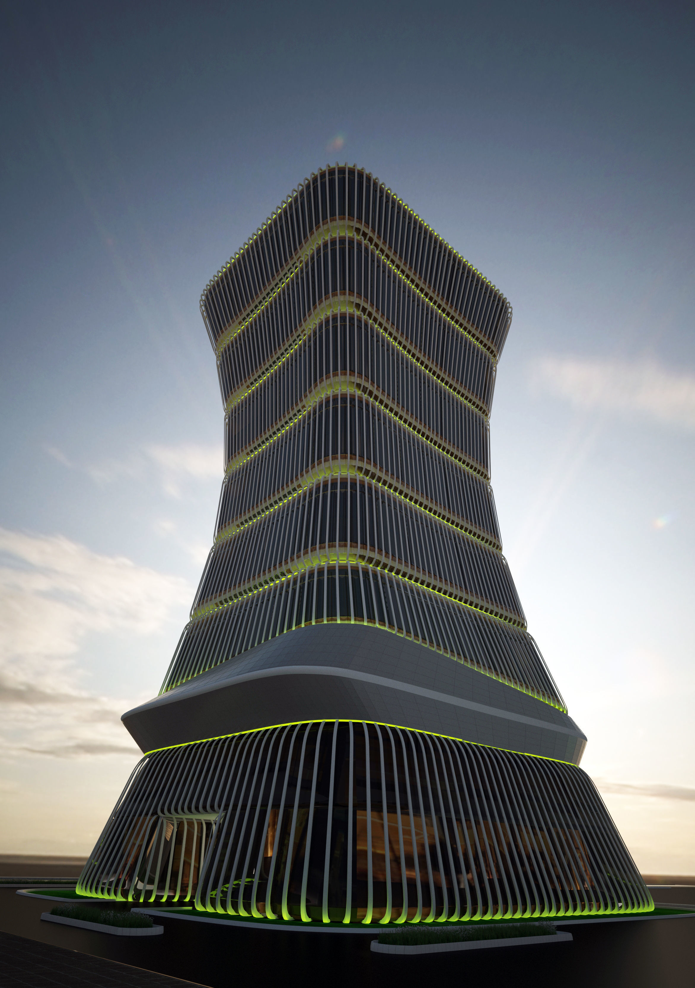 The conceptual Buidling Design 3D model_6