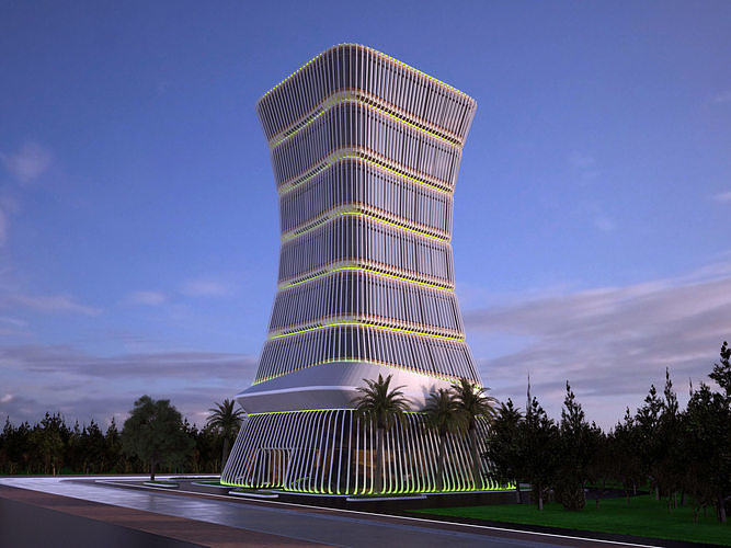 The conceptual Buidling Design 3D model