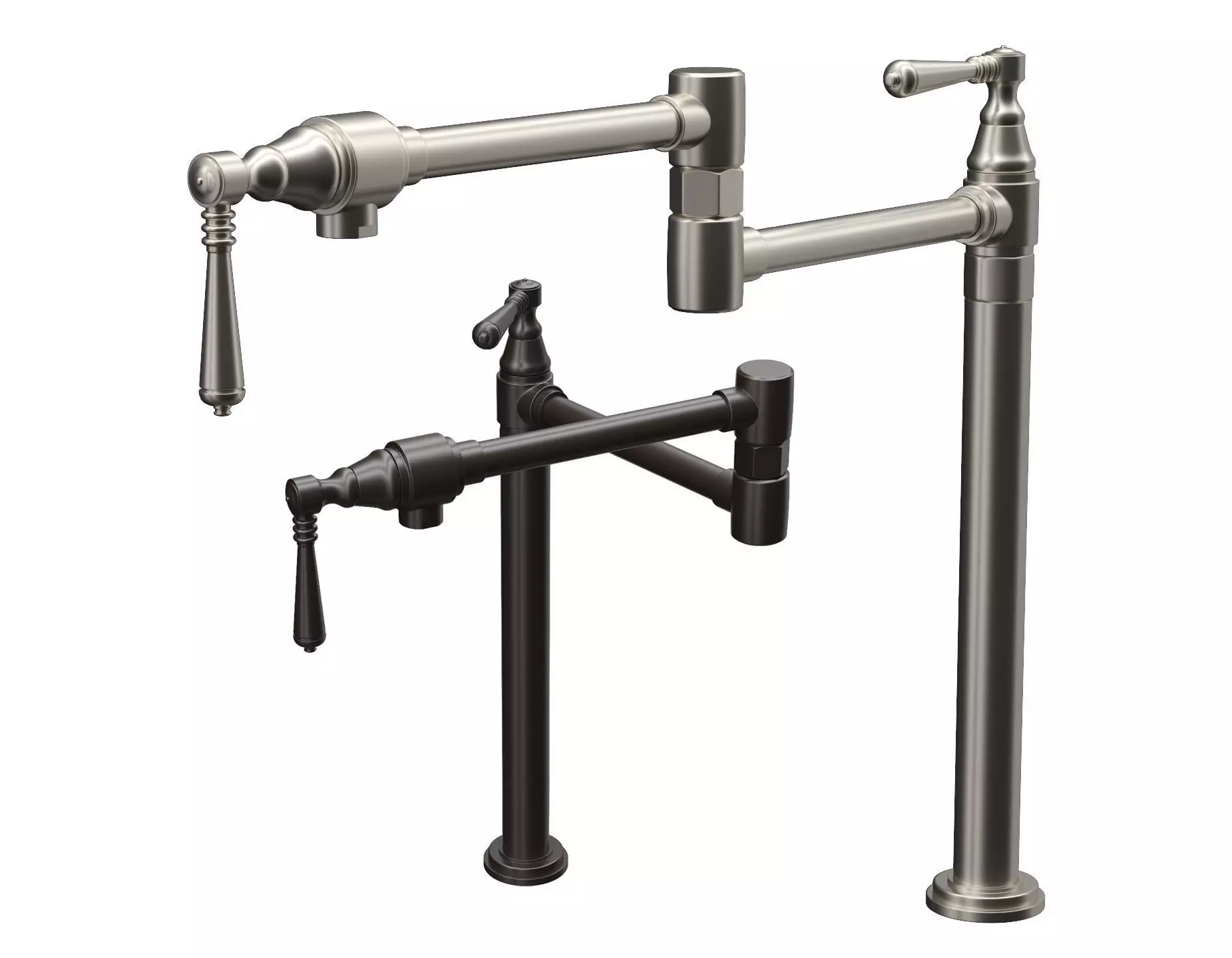 Traditional Deck Mount Pot Filler Faucet by Brizo 3D model