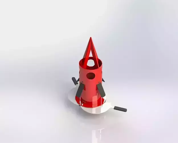 WG 0004 - FledBag big bag Dispenser Low-poly 3D model