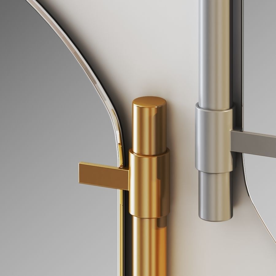 Haven Oval Wall Mirror by Pottery Barn 3D model_3