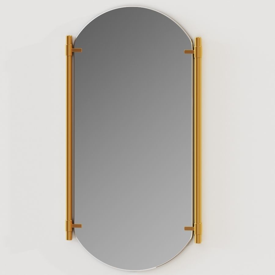 Haven Oval Wall Mirror by Pottery Barn 3D model_2