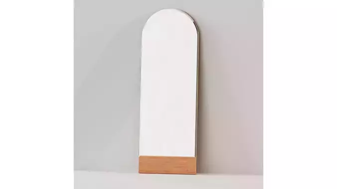 Temescal White Oak Floor Mirror by Pottery Barn