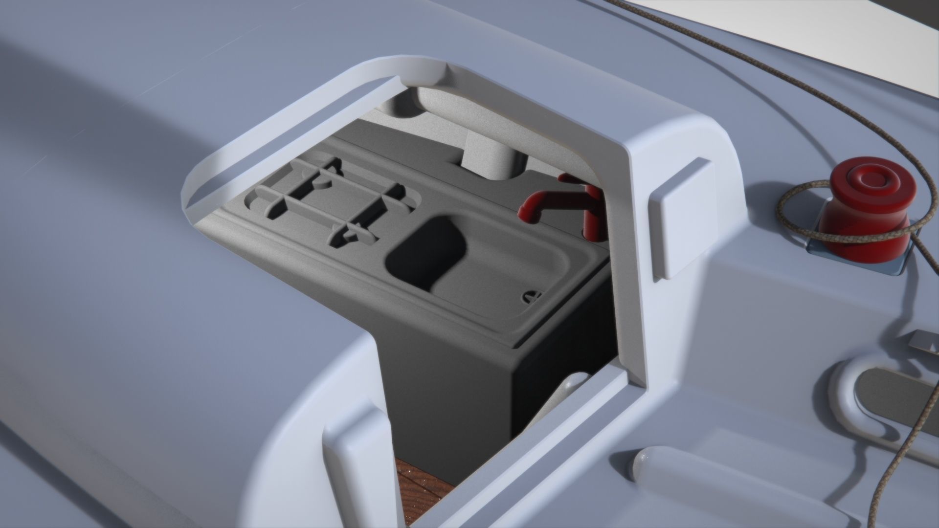 sailing yacht  Platu 25  Beneteau 25 Print Ready  3D print model_6