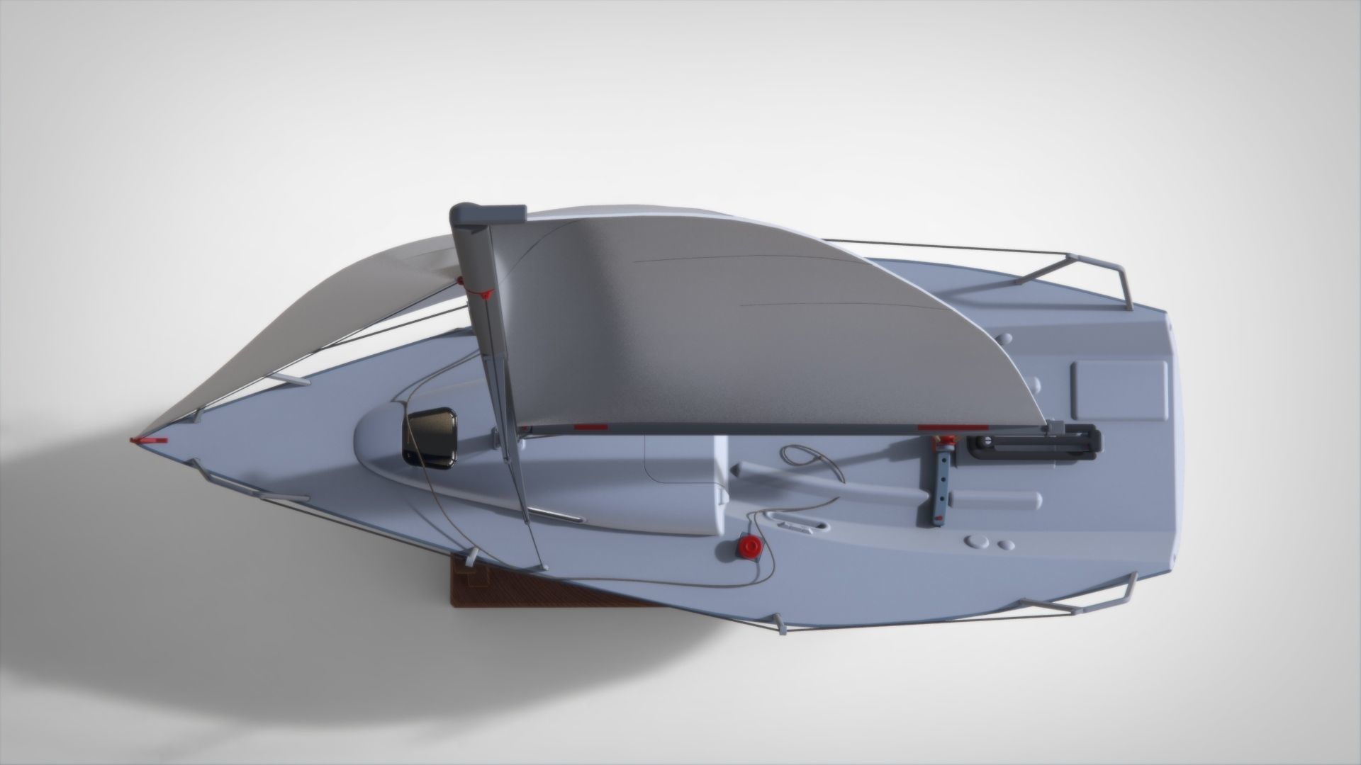 sailing yacht  Platu 25  Beneteau 25 Print Ready  3D print model_7