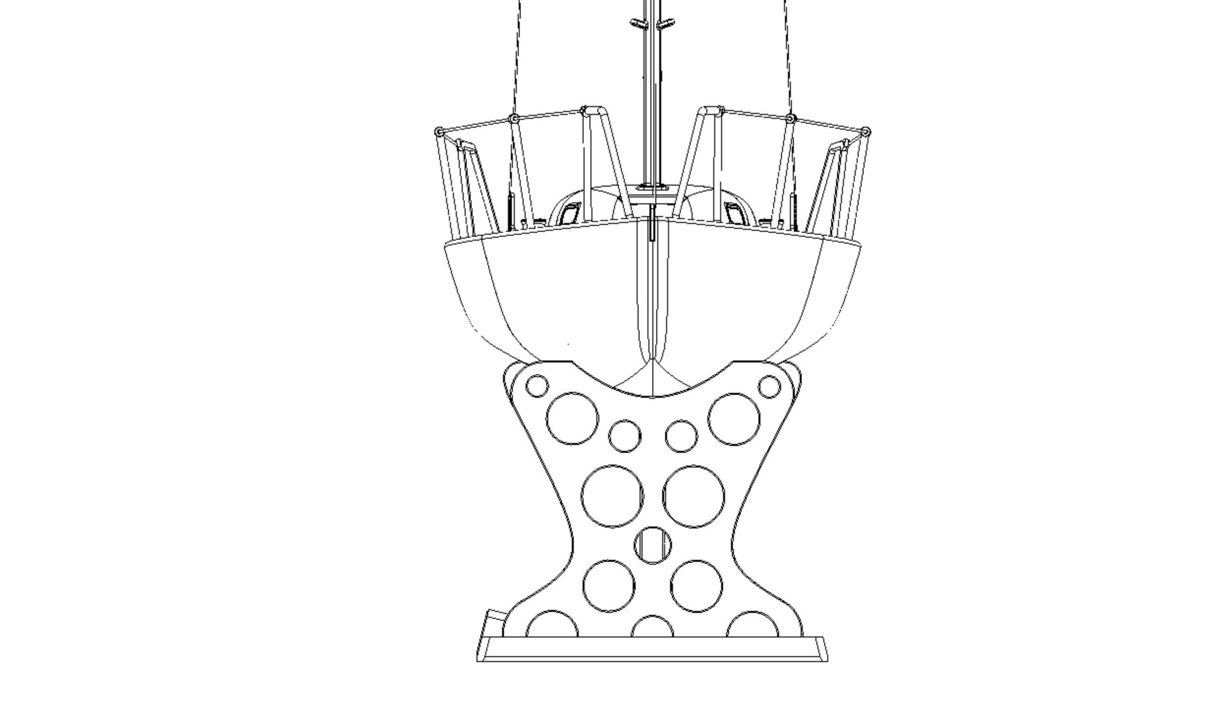 sailing yacht  Platu 25  Beneteau 25 Print Ready  3D print model_19