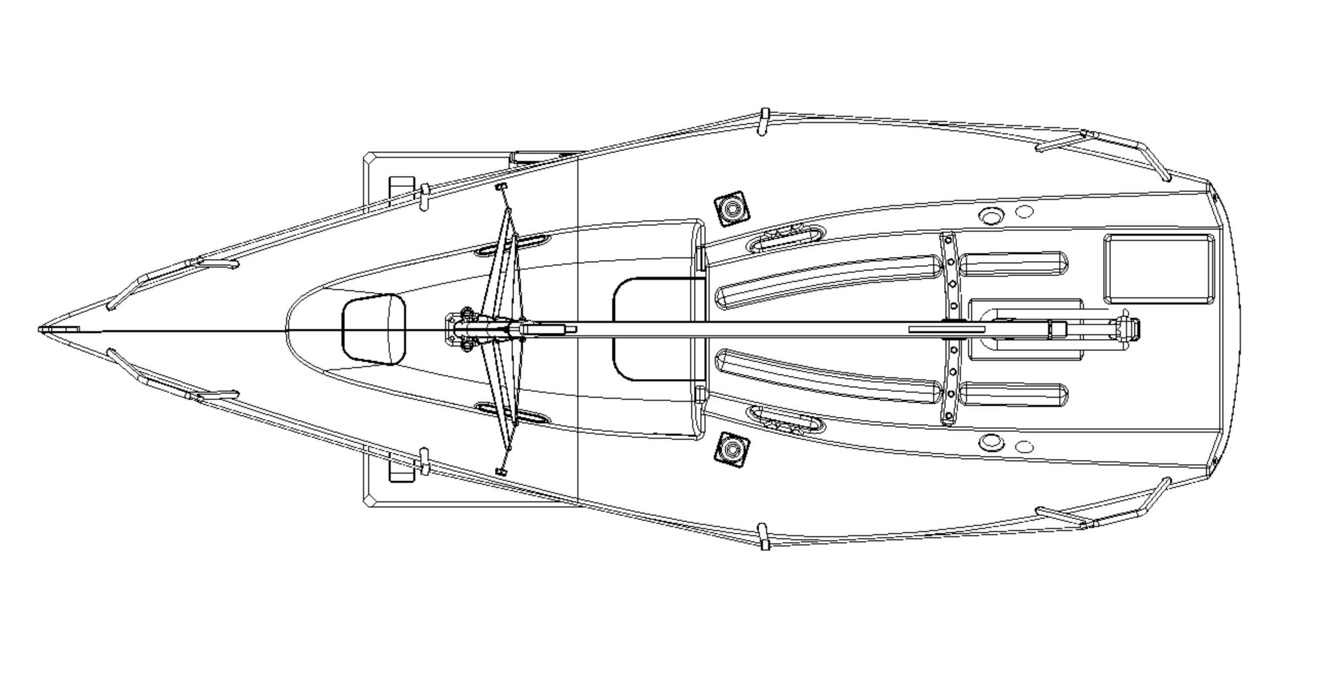 sailing yacht  Platu 25  Beneteau 25 Print Ready  3D print model_18