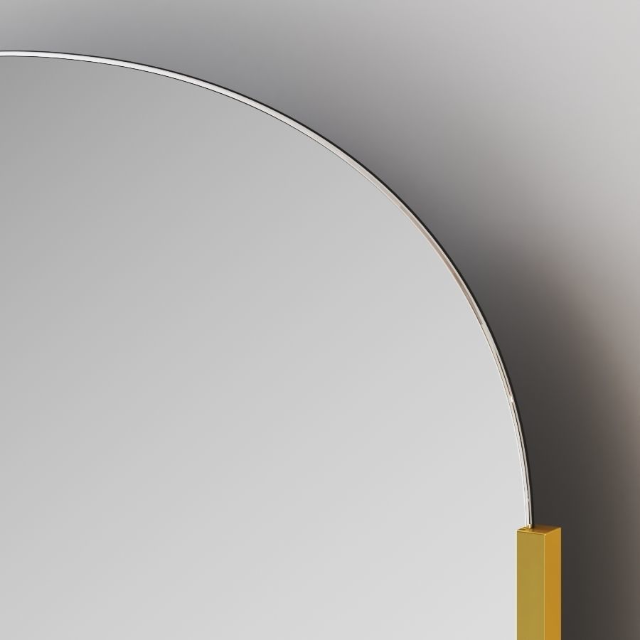 Marble Base Free Standing Mirror by Brett Beldock 3D model_2