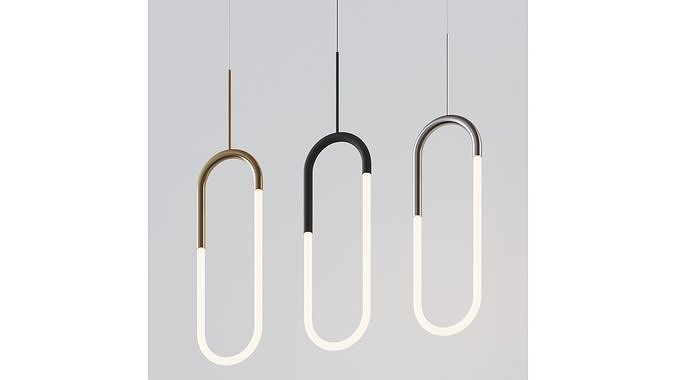 Huron Hanging Light by Kuzco Lighting 3D model