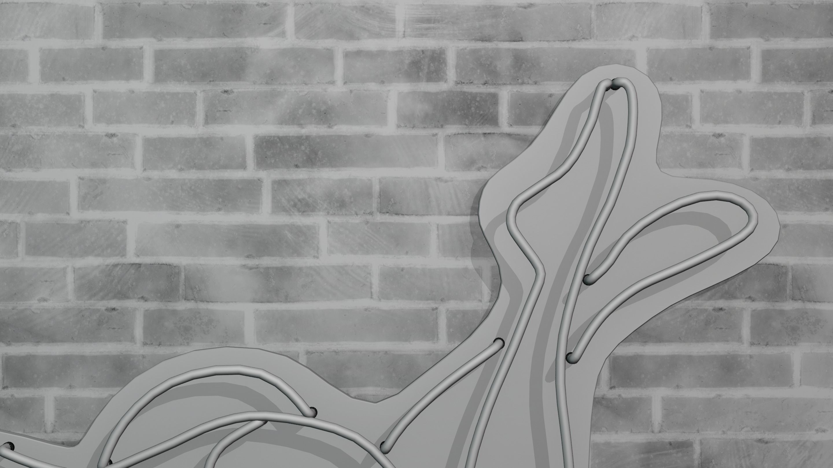 Neon 3D Model 12 - Body Shape 2 3D model_12