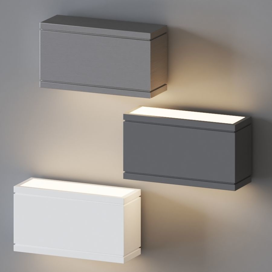 Rubix Indoor Outdoor Wall Sconce by WAC Lighting 3D model_1