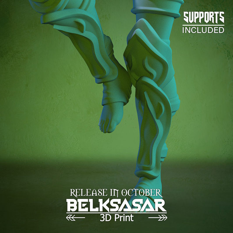 Grove Assassin Elf Girl Normal and Nude 3D print model_42