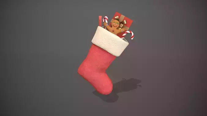 Filled Christmas Stocking