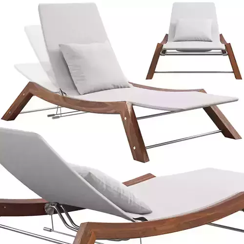 Beltempo Windmaster Chaise Lounge 3 options 3D model