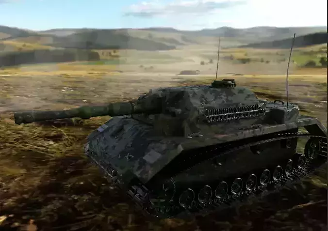 StuG IV Tank Destroyer  3D model