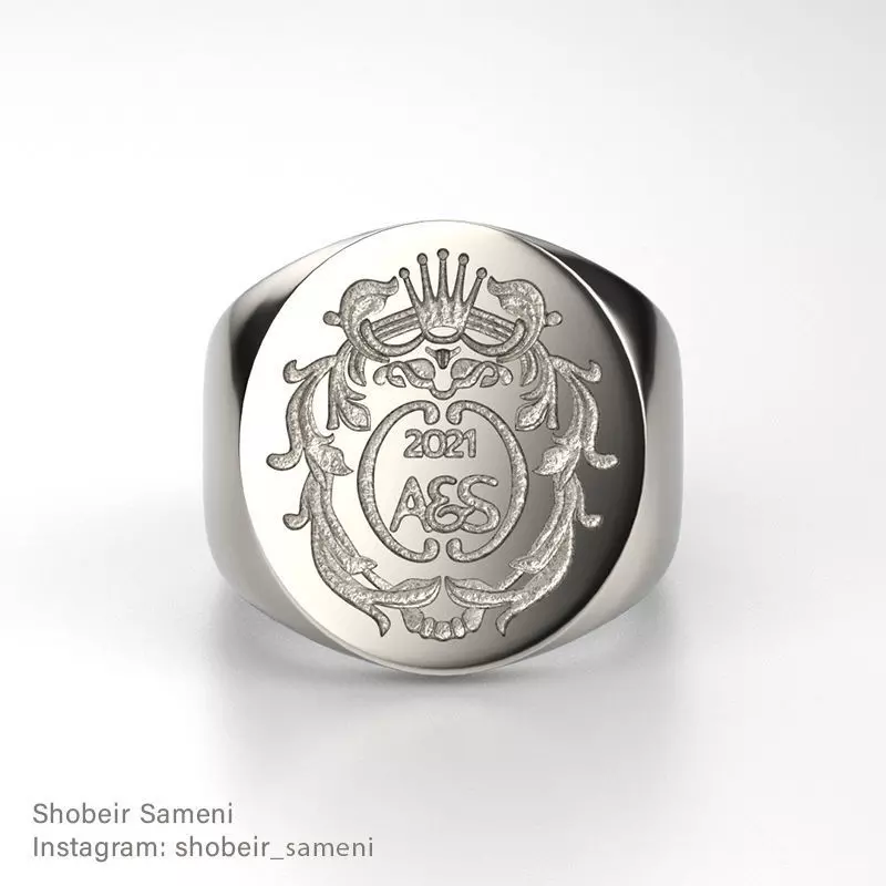 Signet ring Free 3D print model_0