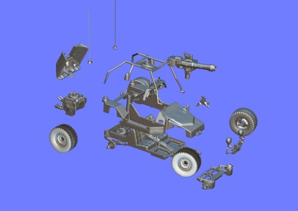 80s GI-JOE STRIKER VEHICLE - 3D SCAN 3D print model_9