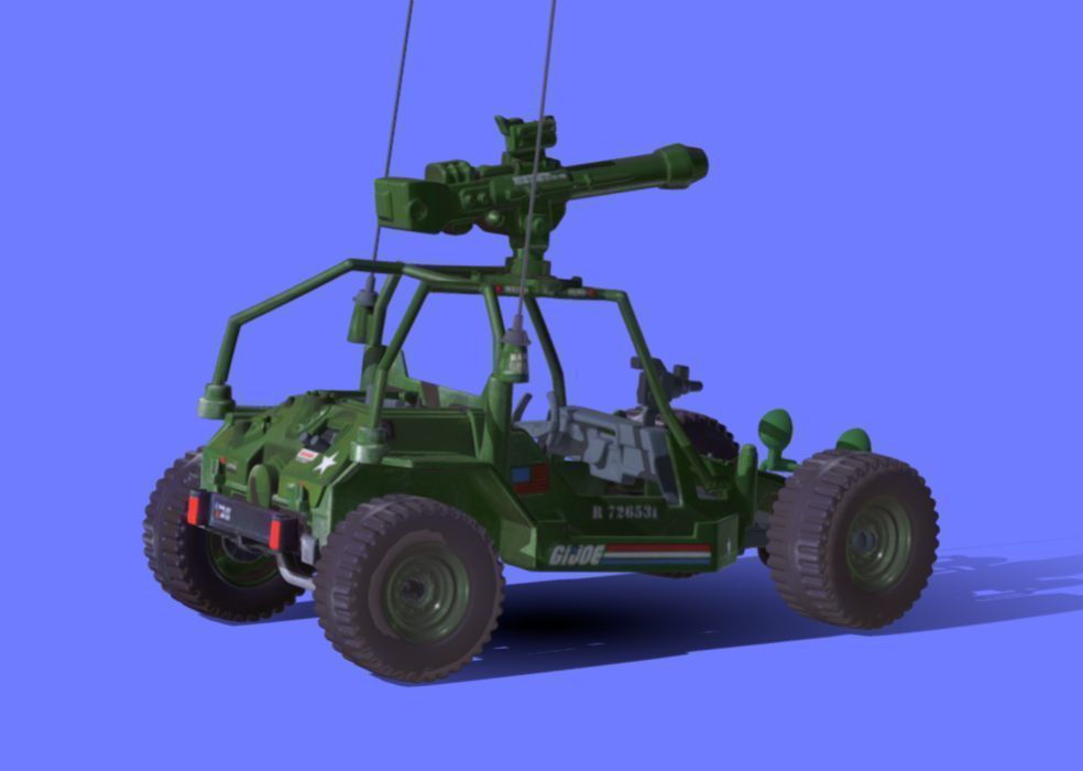 80s GI-JOE STRIKER VEHICLE - 3D SCAN 3D print model_2