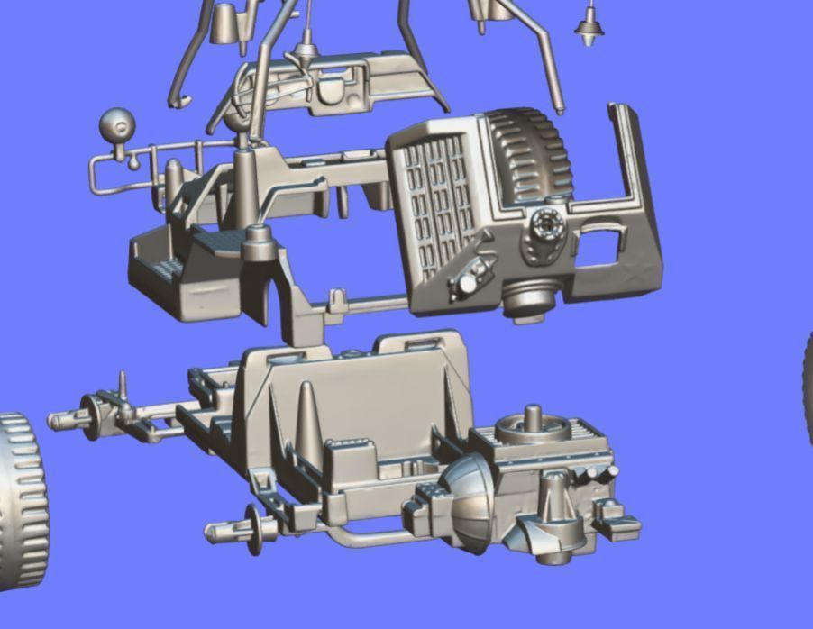 80s GI-JOE STRIKER VEHICLE - 3D SCAN 3D print model_11