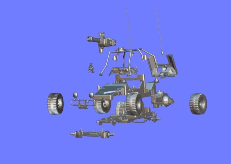 80s GI-JOE STRIKER VEHICLE - 3D SCAN 3D print model_10
