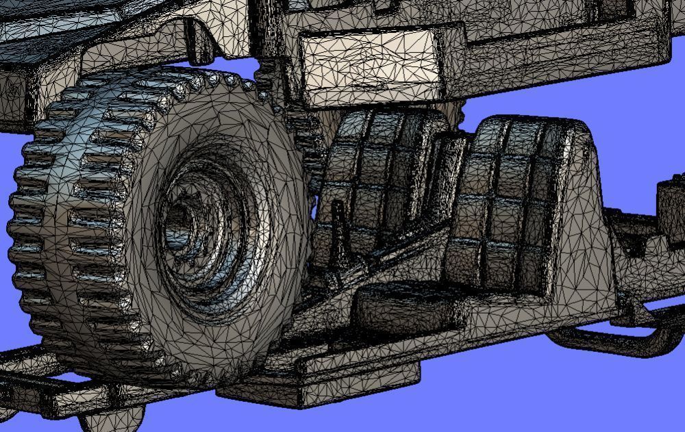 80s GI-JOE STRIKER VEHICLE - 3D SCAN 3D print model_13