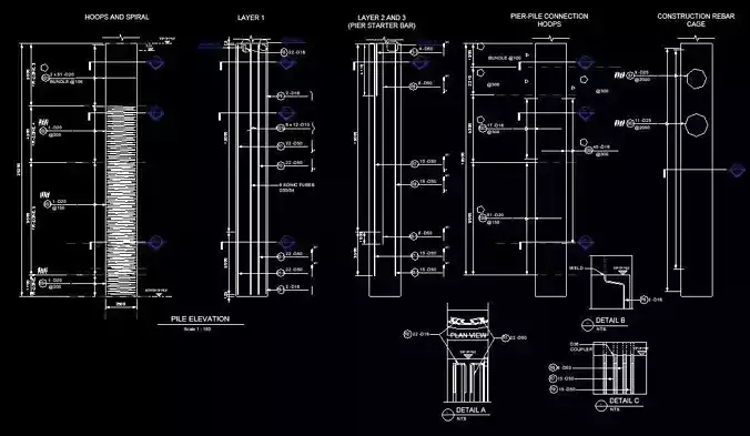 Parametric Pile Rebar cage