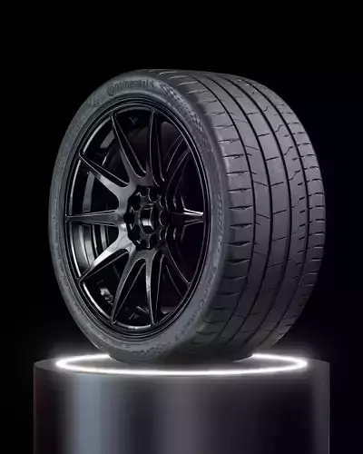 Continental Sport Contact 7  305 30 R20 3D model