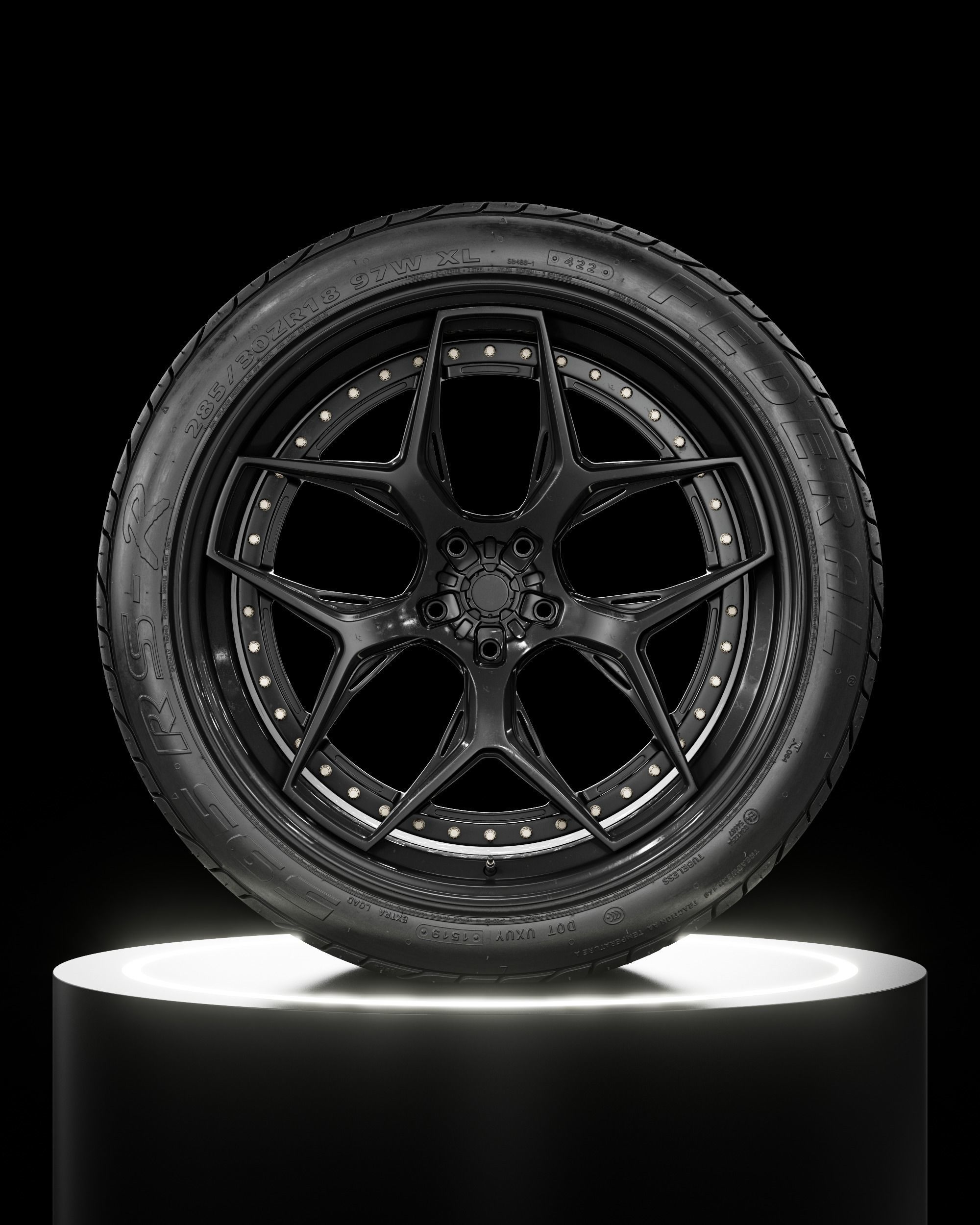 Federal 595 RS R 285 30 ZR18 3D model | CGTrader