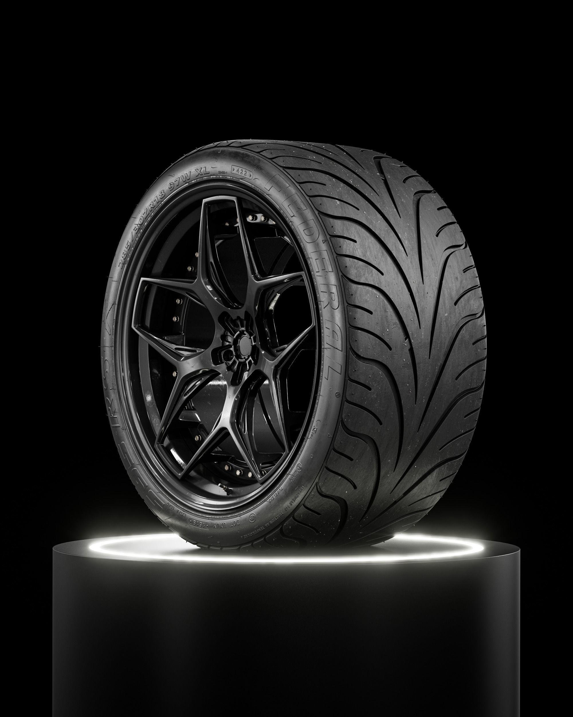 Federal 595 RS R 285 30 ZR18 3D model | CGTrader