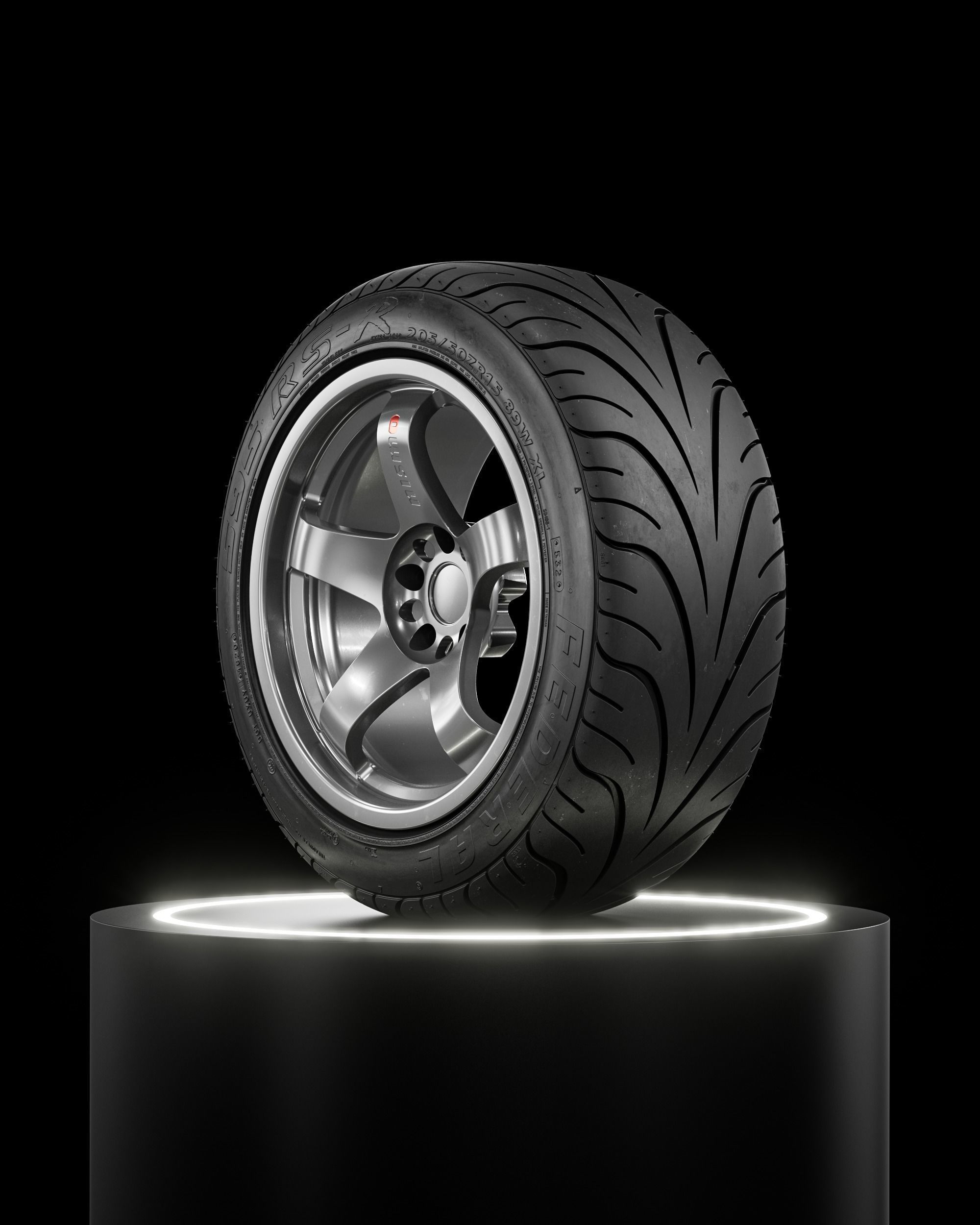 Federal 595 RS R 205 50 ZR15 3D model | CGTrader