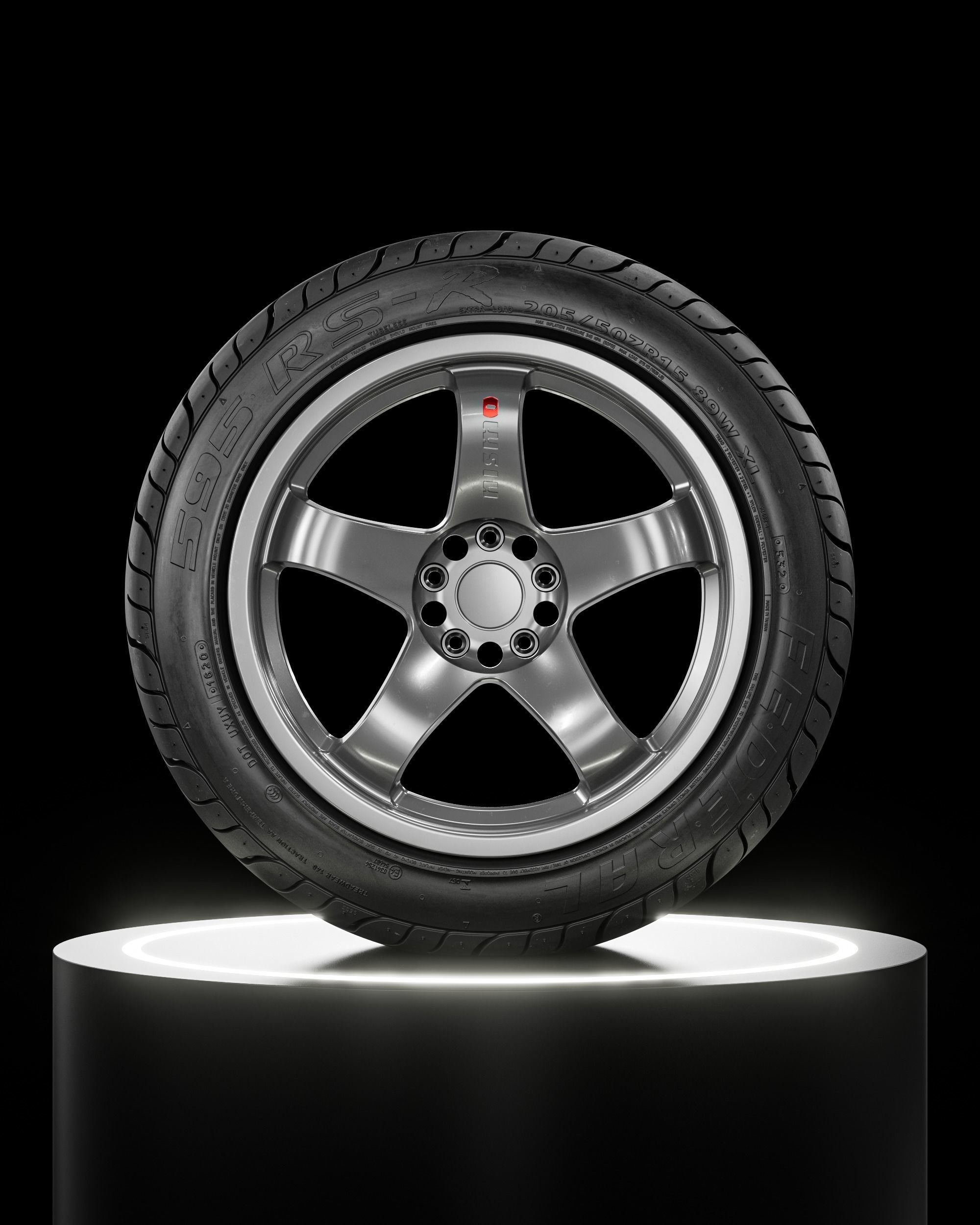 Federal 595 RS R 205 50 ZR15 3D model | CGTrader